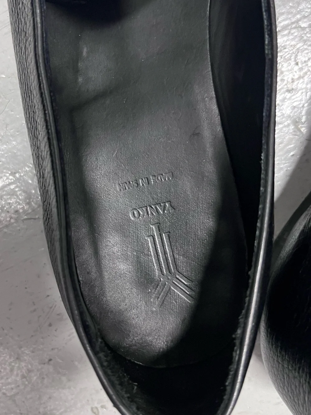 Yanko classic Belgian loafer black soft grain